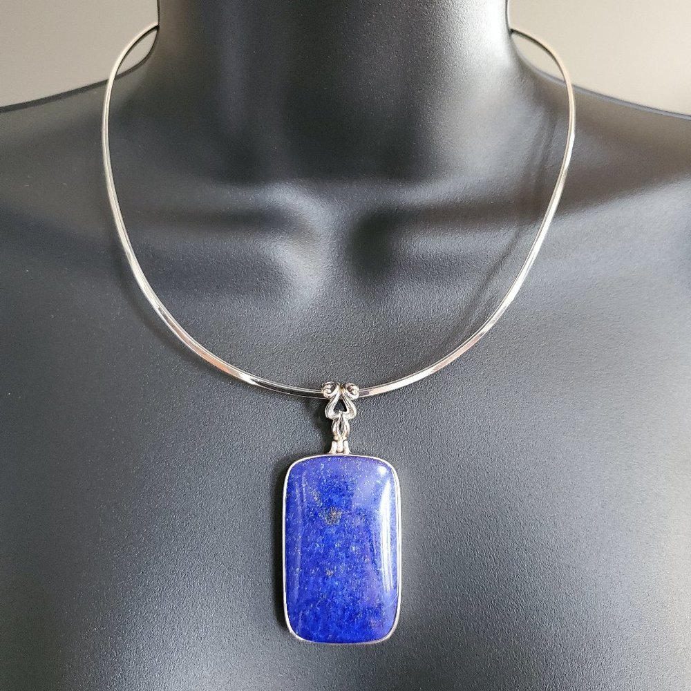 Lapis Lazuli Pendant - 925 Silver